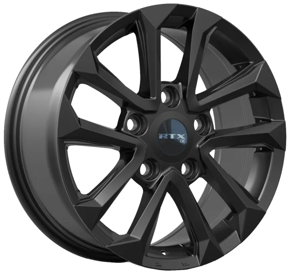 RTX Wheels – TY-07 – Black – 18″x8″ 56mm – All weather Wheels – 083384