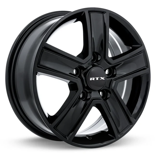 RTX Wheels – Transit – Black – 16″x6.5″ 60mm – All weather Wheels – 507434