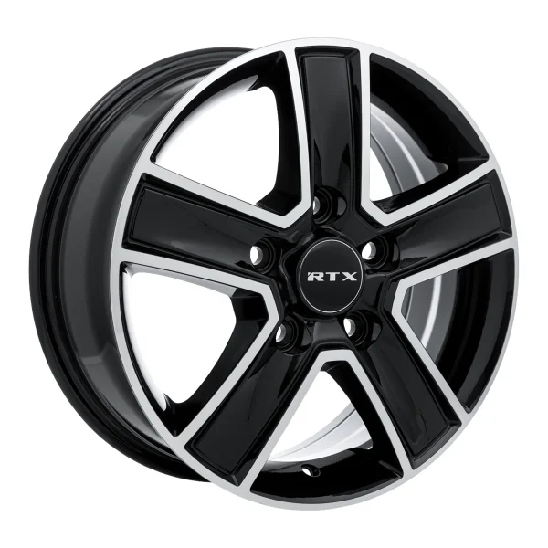 RTX Wheels – Transit – Black – 16″x6.5″ 60mm – Summer Wheels – 507430