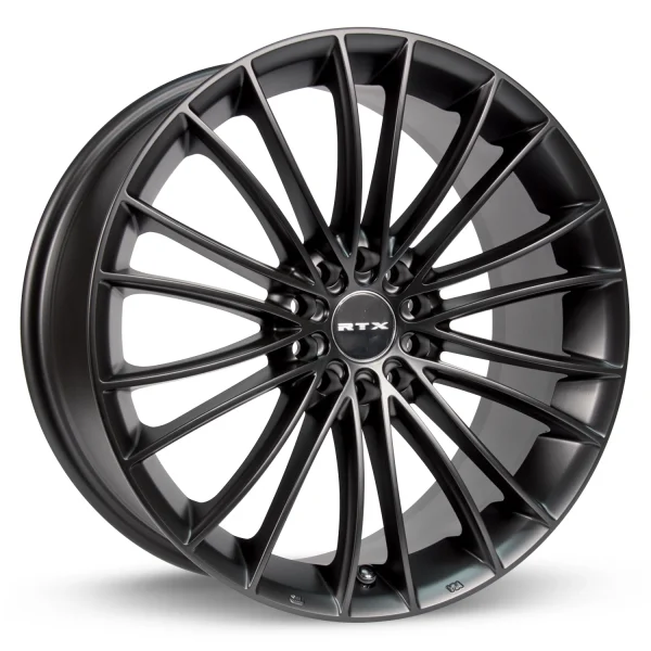 RTX Wheels – Turbine II – Black – 17″x7.5″ 40mm – All weather Wheels – 082497