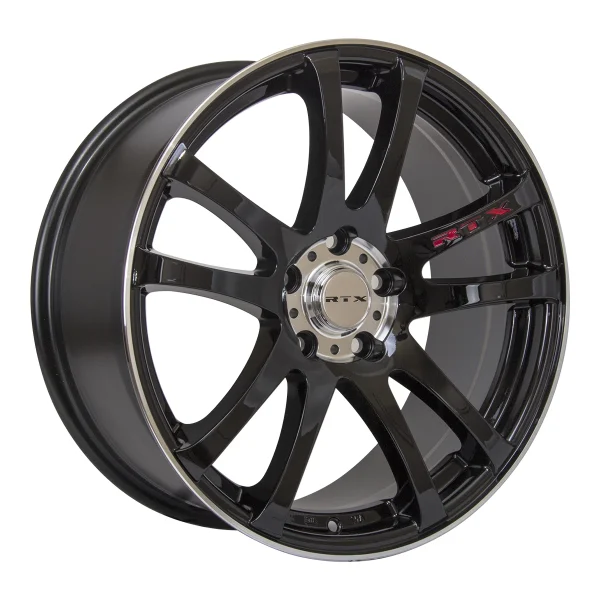 RTX Wheels – Twin – Black – 15″x6.5″ 38mm – Summer Wheels – 081281