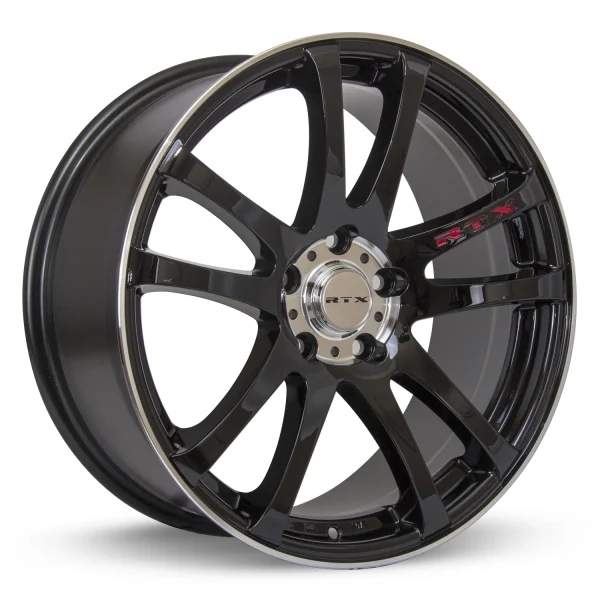 RTX Wheels – Twin – Black – 16″x7″ 38mm – Summer Wheels – 081282