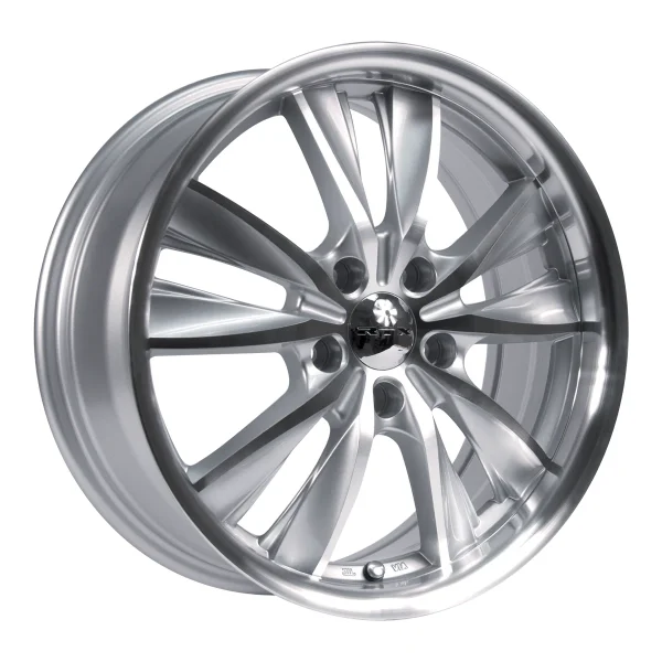 RTX Wheels – Twist – Silver – 17″x7″ 40mm – Summer Wheels – 081366