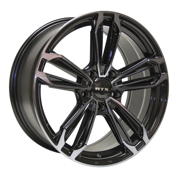 RTX Wheels – Ultra 5 – Black – 18″x8″ 42mm – Summer Wheels – 082814