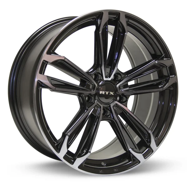 RTX Wheels – Ultra 5 – Black – 17″x7.5″ 38mm – Summer Wheels – 082813
