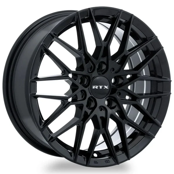 RTX Wheels – V20 – Black – 15″x6.5″ 40mm – All weather Wheels – 083491