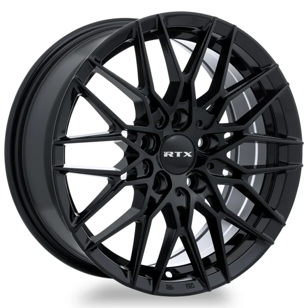 RTX Wheels – V20 – Black – 16″x7″ 40mm – All weather Wheels – 082937