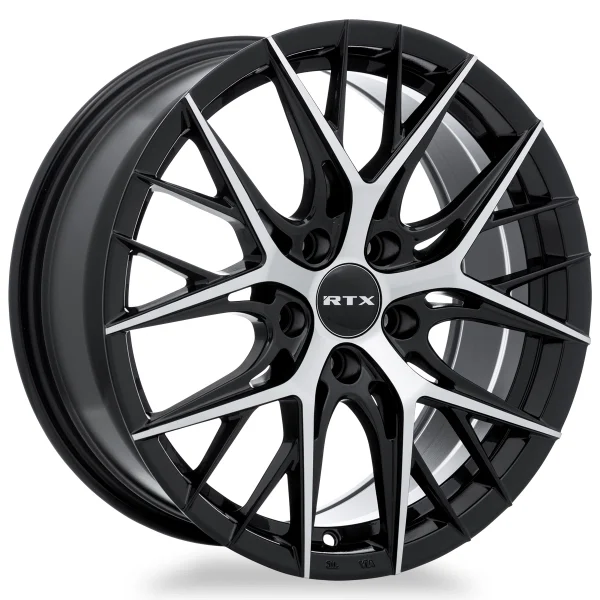 RTX Wheels – Valkyrie – Black – 17″x7.5″ 38mm – Summer Wheels – 082994