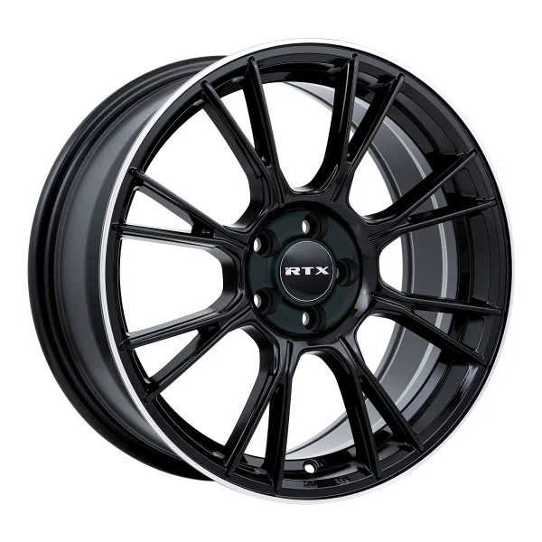 RTX Wheels – Vapor – Black – 18″x8″ 40mm – Summer Wheels – 082079