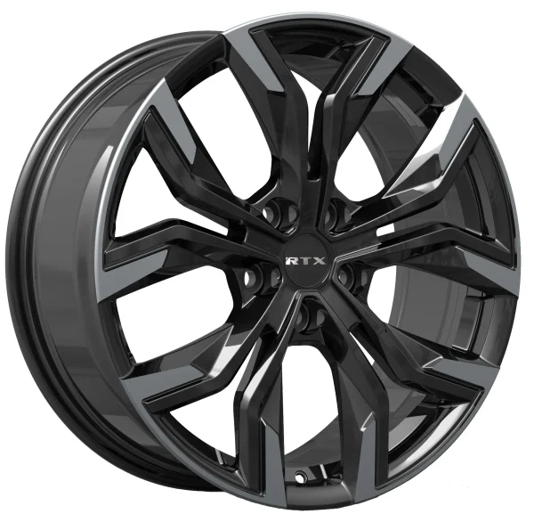 RTX Wheels – Venom – Black – 17″x7″ 35mm – Summer Wheels – 083353