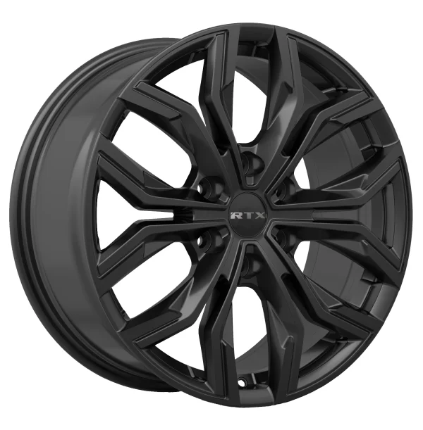 RTX Wheels – Venom 6 – Black – 20″x9″ 40mm – All weather Wheels – 083379