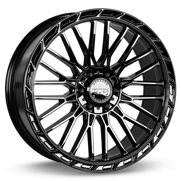 RTX Wheels – Vice – Black – 20″x9″ 18mm – All weather Wheels – 083472