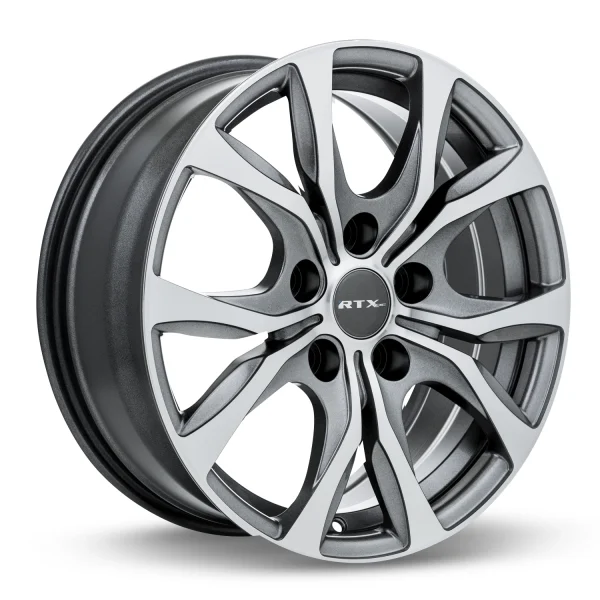 RTX Wheels – Windsor – Gunmetal – 18″x7.5″ 35mm – Summer Wheels – 082580