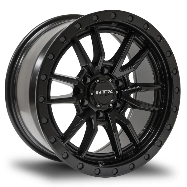 RTX Wheels – Wolf – Black – 18″x9″ 10mm – All weather Wheels – 082823