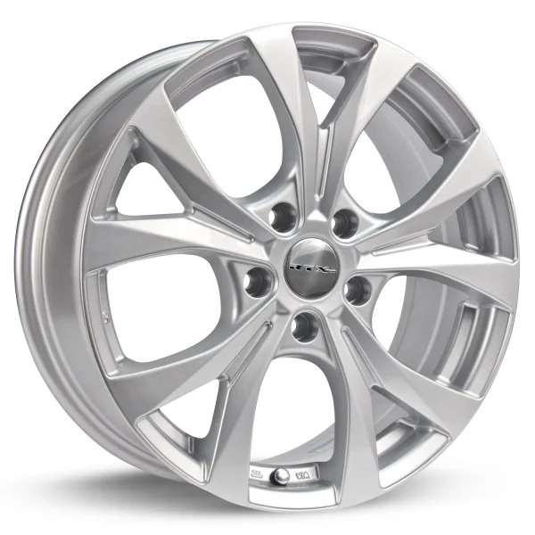 RTX Wheels – Yamada – Silver – 17″x7″ 55mm – All weather Wheels – 081058