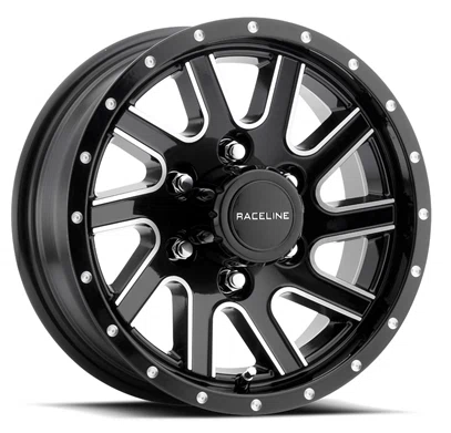 Raceline – 820M Twisted – Black – 16″x6″ 0mm – Summer Wheels – 820M-66080