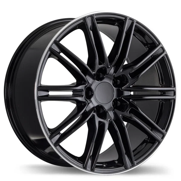 Replika – R158 – Black – 20″x9.5″ 50mm – Summer Wheels – R158-2095-53BP+50R715