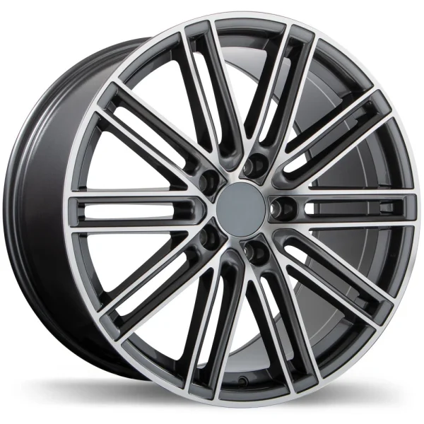 Replika – R206 – Gunmetal – 20″x11″ 65mm – All weather Wheels – R206-2010-53MG+65R716
