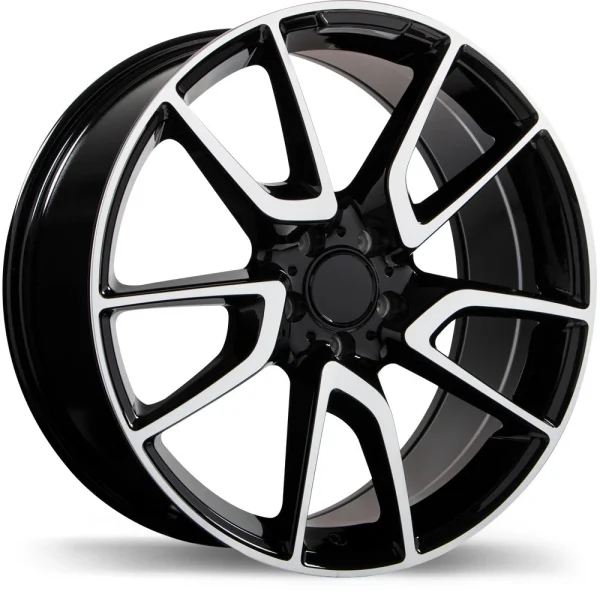 Replika – R207 – Black – 19″x8.5″ 40mm – All weather Wheels – R207-1985-44BG+40R665