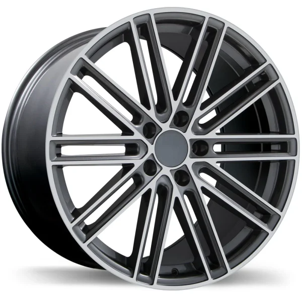 Replika – R209 – Gunmetal – 21″x9.5″ 55mm – All weather Wheels – R209-2195-53MG+55R716