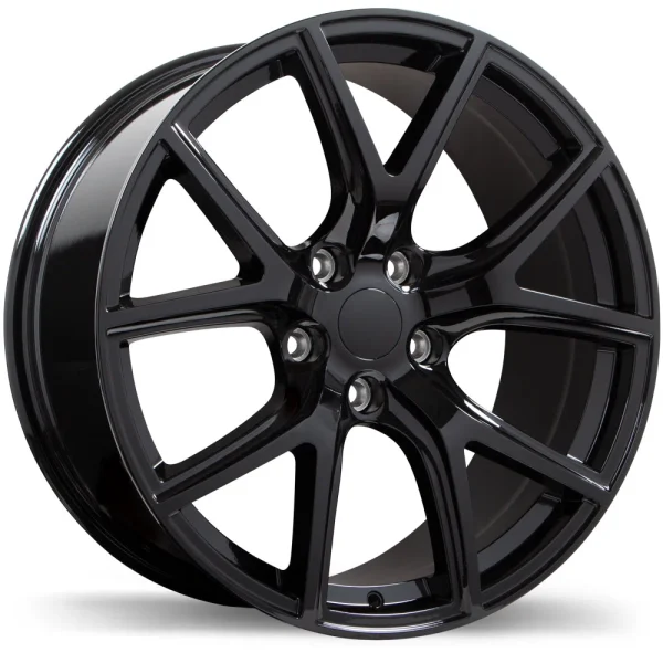 Replika – R217A – Black – 20″x10″ 50mm – All weather Wheels – R217A-2000-73BN+50C715