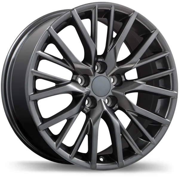 Replika – R224 – Gunmetal – 18″x8″ 30mm – All weather Wheels – R224-1880-65MN+30R601