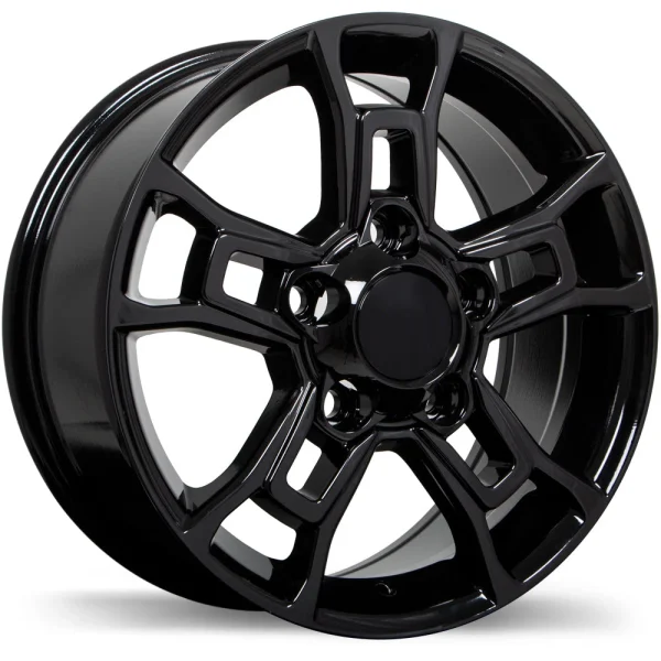 Replika – R225 – Black – 18″x8″ 60mm – All weather Wheels – R225-1880-51BN+60F101