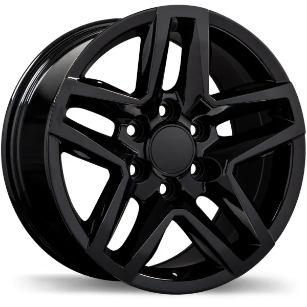 Replika – R245 – Black – 17″x8″ 24mm – All weather Wheels – R245-1780-83BN+24C780