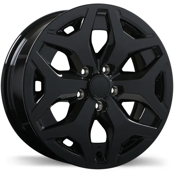 Replika – R254 – Black – 17″x7″ 48mm – All weather Wheels – R254-1770-65BN+48C561
