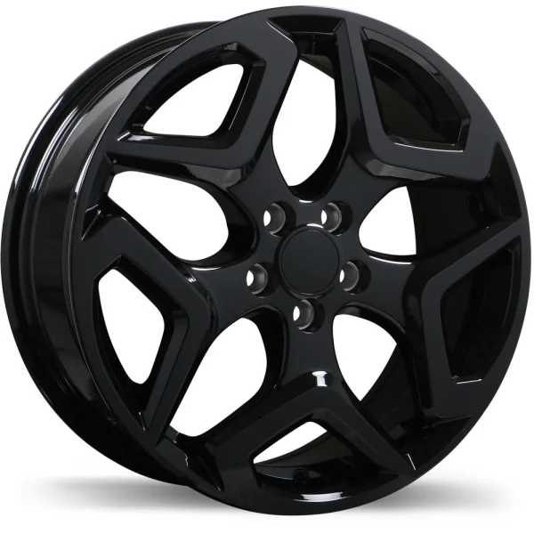 Replika – R255 – Black – 17″x7″ 55mm – All weather Wheels – R255-1770-80BN+55C561