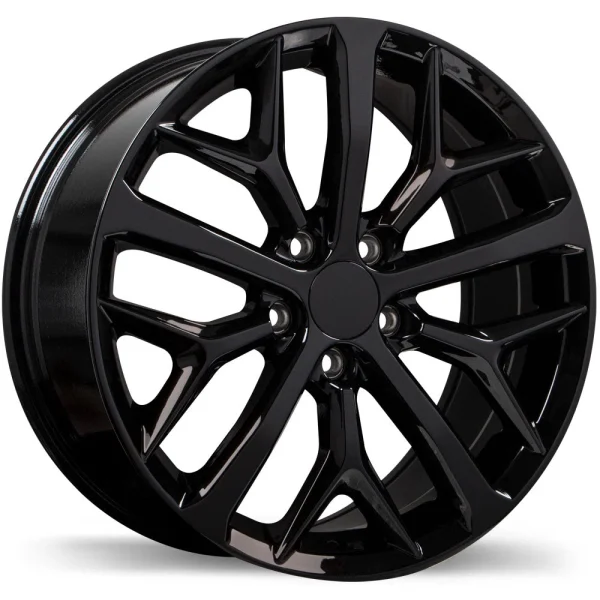 Replika – R257 – Black – 18″x8″ 50mm – All weather Wheels – R257-1880-65BN+50R641