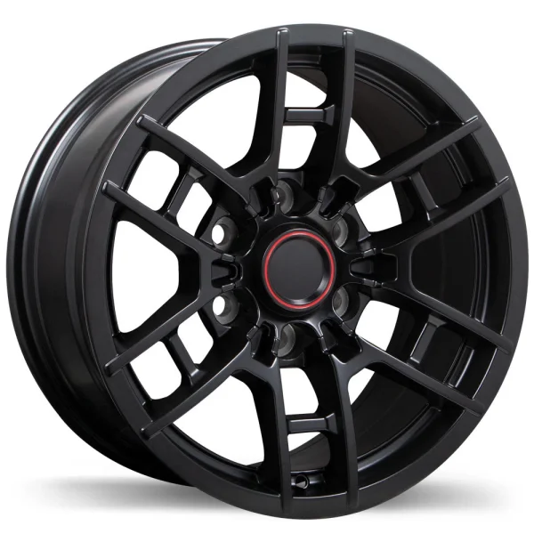 Replika – R258 – Black – 17″x8″ 5mm – All weather Wheels – R258-1780-83BT+05F061