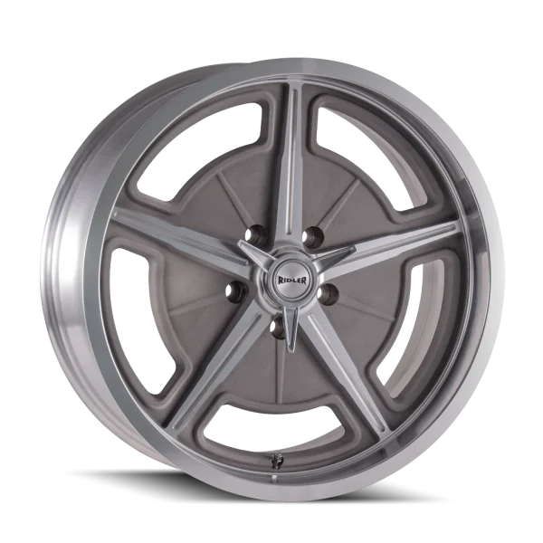 Ridler – 605 – Grey – 17″x7″ 0mm – Summer Wheels – 605-7765GM