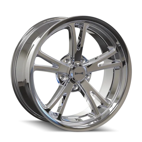 Ridler – 606 – Chrome – 17″x7″ 0mm – Summer Wheels – 606-7765C