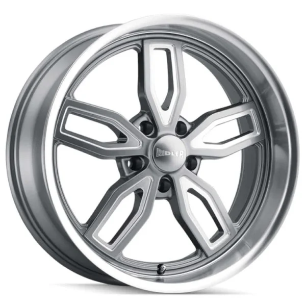 Ridler – 608 – Grey – 20″x10″ 0mm – Summer Wheels – 608-2165G