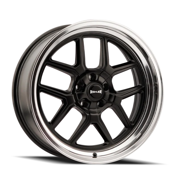 Ridler – 610 – Black – 20″x10″ 0mm – Summer Wheels – 610-2173MB