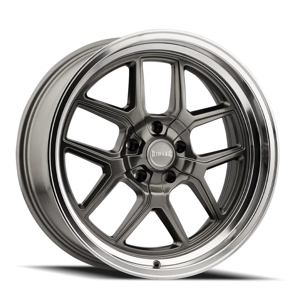 Ridler – 610 – Black – 17″x7″ 0mm – Summer Wheels – 610-7765G