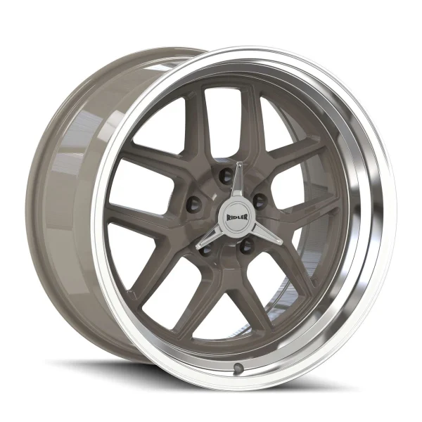 Ridler – 610 – Grey – 17″x7″ 0mm – Summer Wheels – 610-7761G