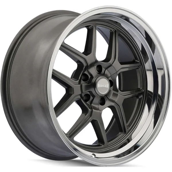 Ridler – 610 – Grey – 20″x8.5″ 0mm – Summer Wheels – 610-2861G