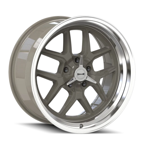 Ridler – 610 – Grey – 17″x8″ 0mm – Summer Wheels – 610-7861G