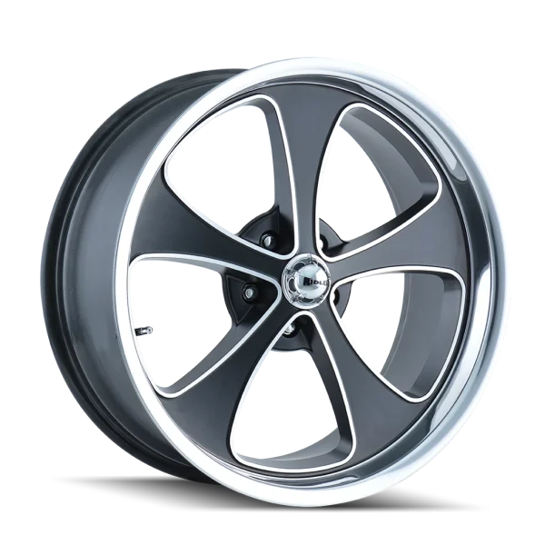 Ridler – 645 – Black – 17″x7″ 0mm – Summer Wheels – 645-7765MBP