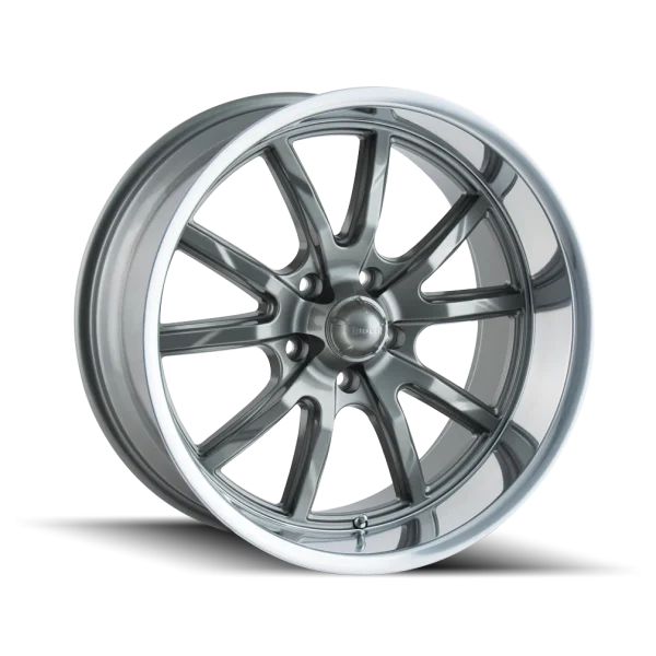 Ridler – 650 – Grey – 15″x7″ 0mm – Summer Wheels – 650-5765G