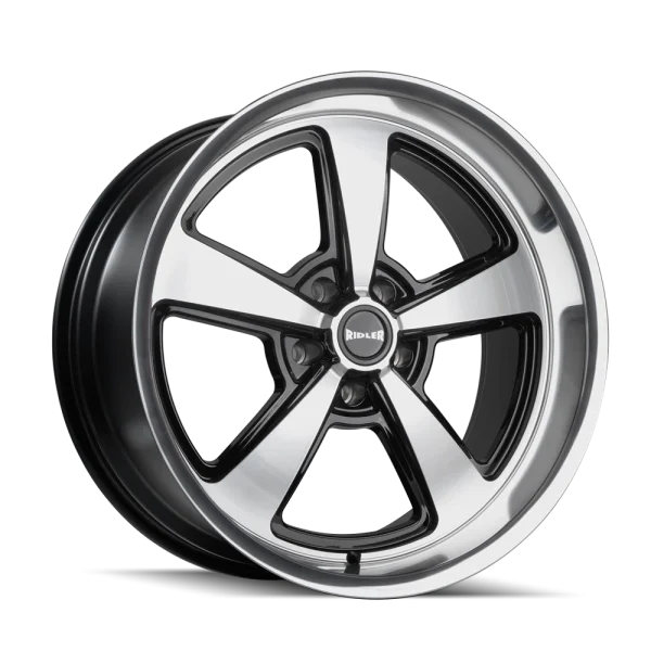 Ridler – 652 – Black – 17″x8″ 0mm – Summer Wheels – 652-7865GBD