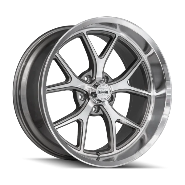 Ridler – 661 – Grey – 18″x8″ 0mm – All weather Wheels – 661-8865GGD