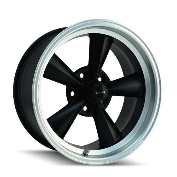 Ridler – 675 – Black – 17″x7″ 0mm – Summer Wheels – 675-7765MB