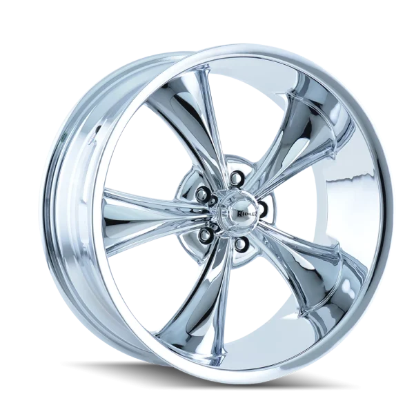 Ridler – 695 – Chrome – 17″x7″ 0mm – Summer Wheels – 695-7761C