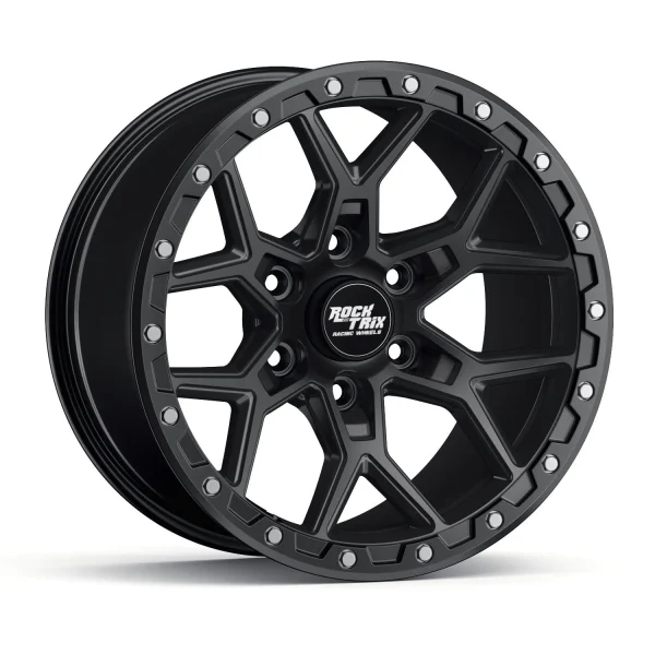 Rocktrix – RT107 – Black – 17″x9″ -12mm – All weather Wheels – V10120