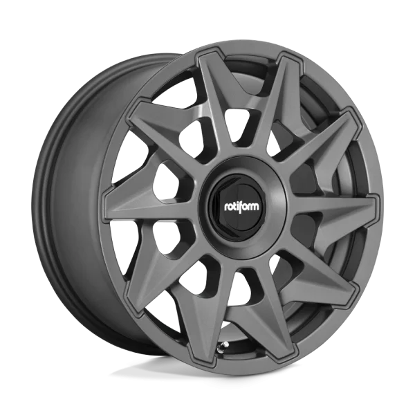 Rotiform – R128 CVT – Gunmetal – 18″x8.5″ 45mm – All weather Wheels – R128188543+45