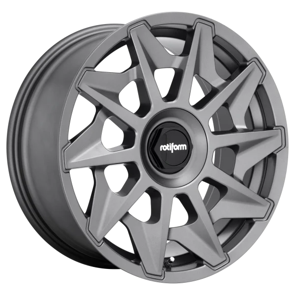 Rotiform – R128 CVT – Gunmetal – 18″x8.5″ 35mm – All weather Wheels – R1281885F3+35