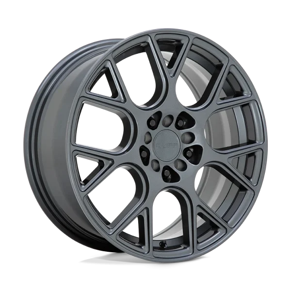Ruff – DRIFT – Gunmetal – 18″x8″ 38mm – All weather Wheels – 1880RDD385D20G76